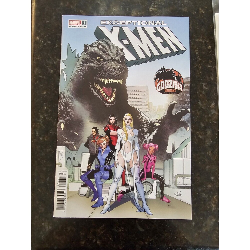 EXCEPTIONAL X-MEN #1  (Godzilla Variant) through 8 HIGH GRADE